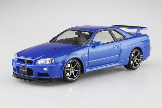 1/24 Nissan BNR34 SKYLINE GT-R V Spec II '00 Bayside Blue