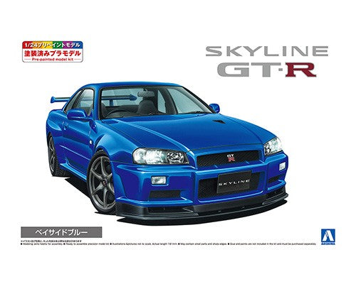 1/24 Nissan BNR34 SKYLINE GT-R V Spec II '00 Bayside Blue