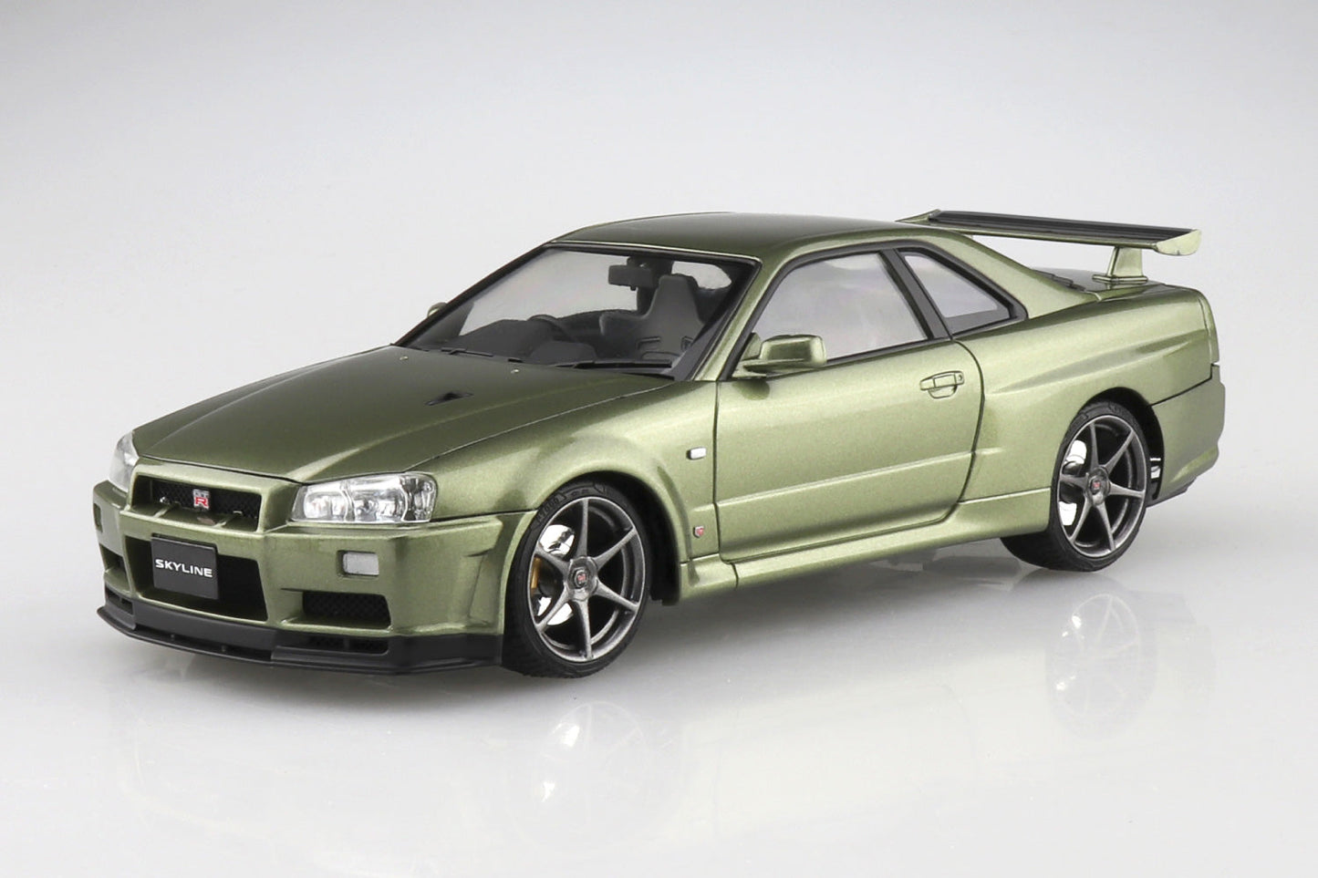 1/24 Nissan BNR34 SKYLINE GT-R V Spec II Nur '00 Millennium Jade