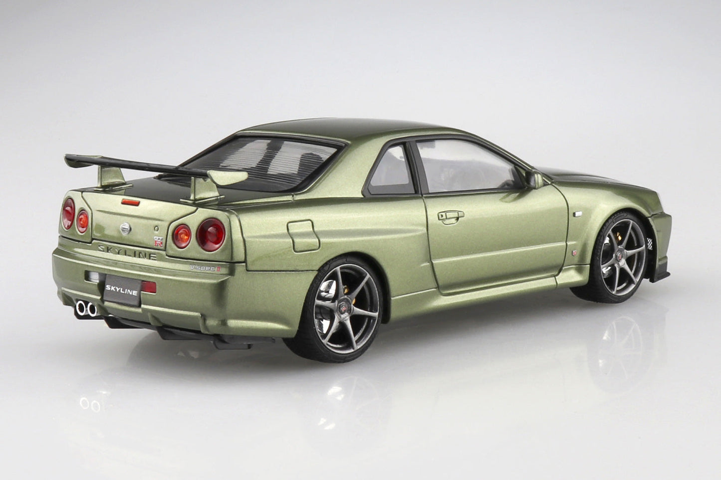 1/24 Nissan BNR34 SKYLINE GT-R V Spec II Nur '00 Millennium Jade