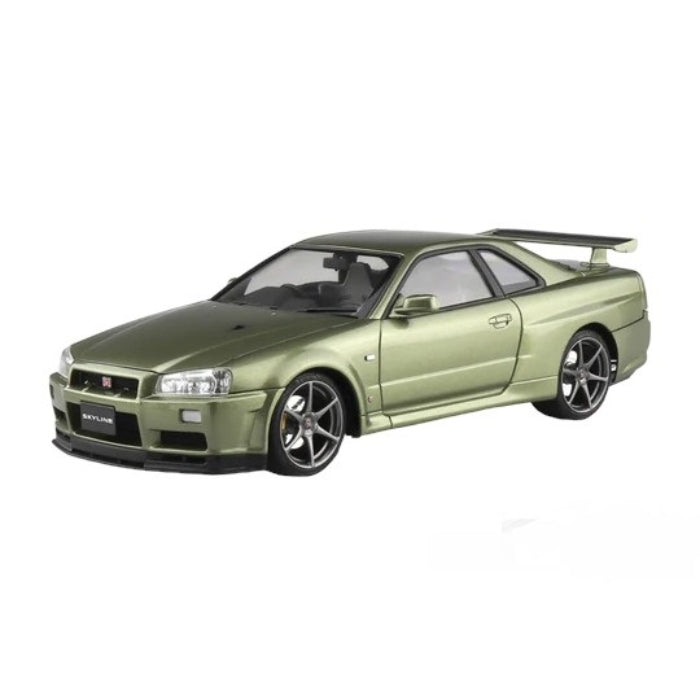 1/24 Nissan BNR34 SKYLINE GT-R V Spec II Nur '00 Millennium Jade