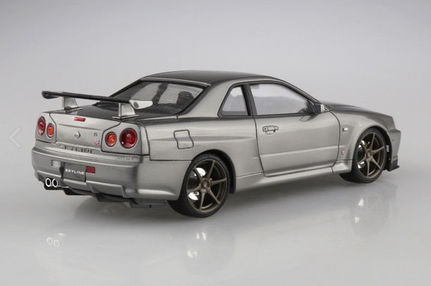 1/24 Nissan BNR34 SKYLINE GT-R V Spec II '00 Sparkling Silver