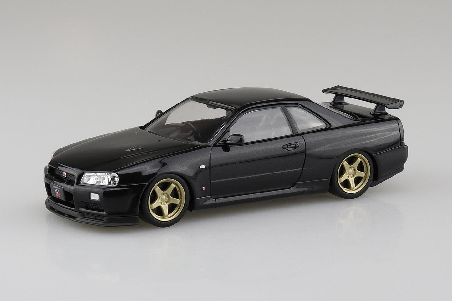 1/32 Nissan R34 Skyline GT-R Custom Wheel (Black Pearl)