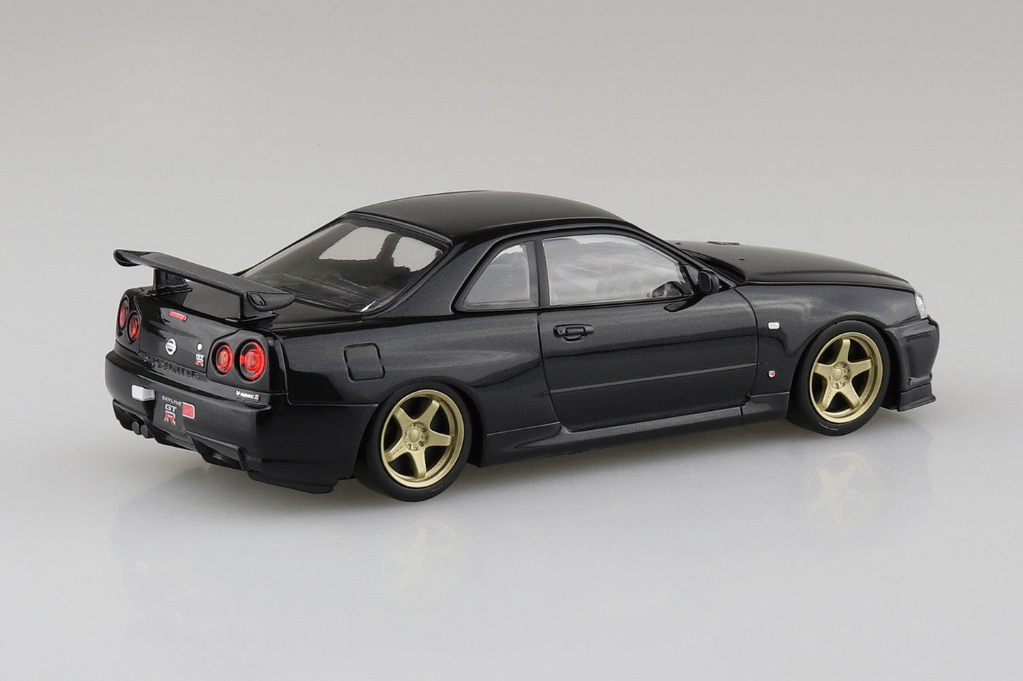 1/32 Nissan R34 Skyline GT-R Custom Wheel (Black Pearl)