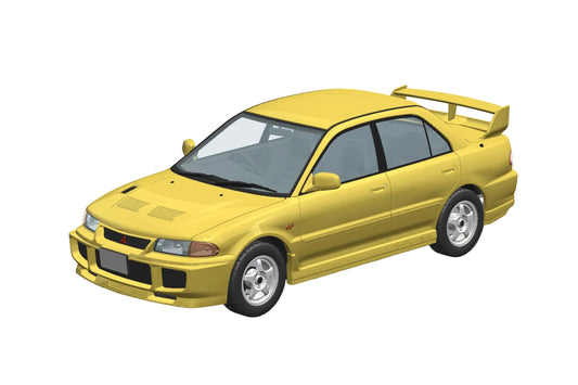 image1_1/24 SNAP CE9A Lancer GSR Evolution III 1995 (Dandelion Yellow)