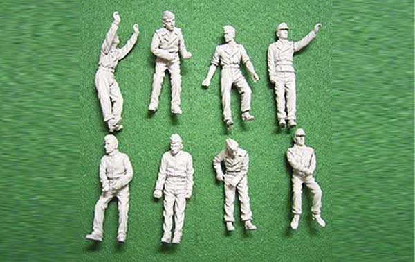 1/35 Metal Soldier Figure 8Pcs Set Dora