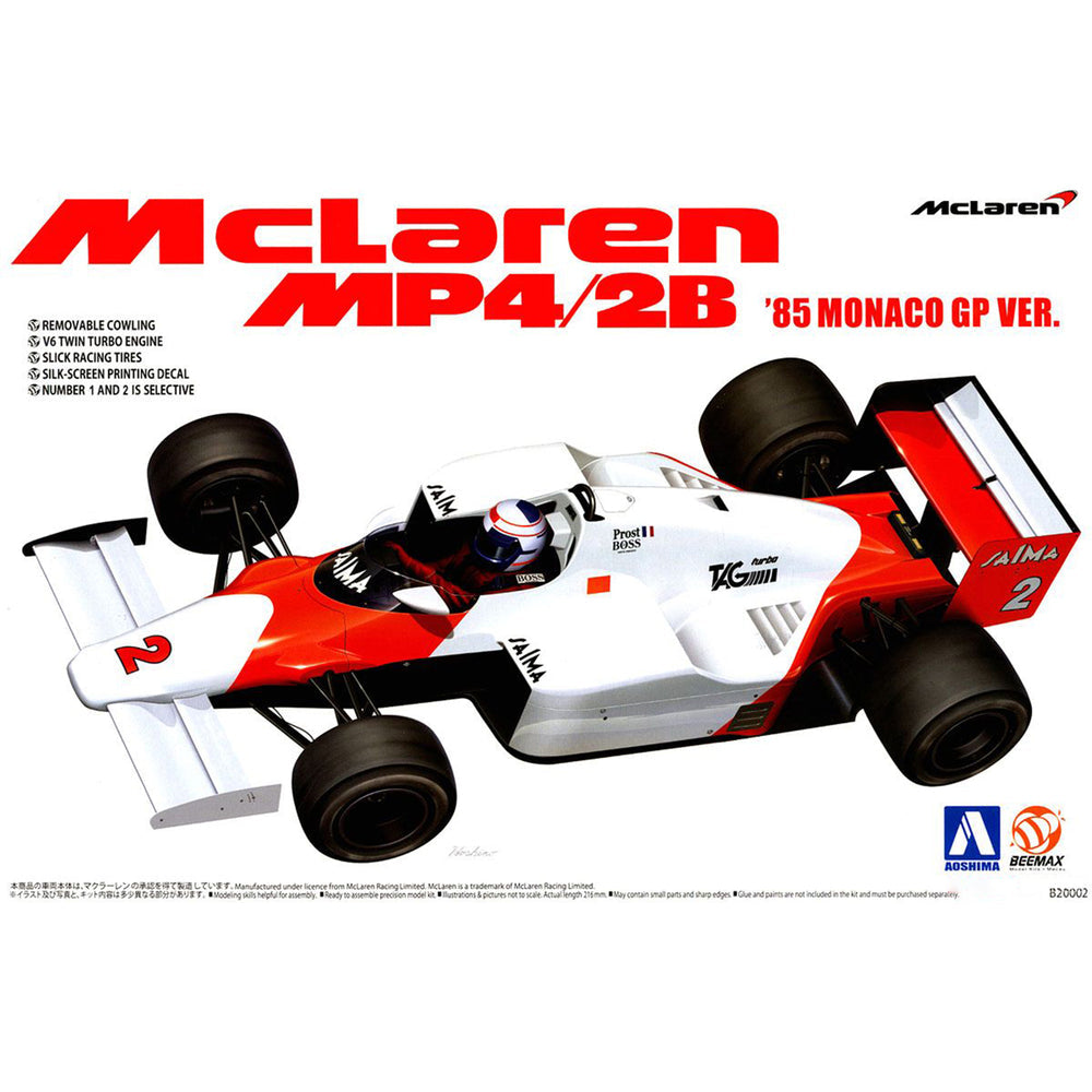 1/20 McLaren MP4/2B 85 Monaco GP Ver.