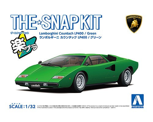 1/32 Snap Lamborghini Countach LP400 (Green)