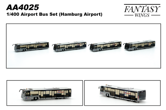 1/400 Airport Bus Hamburg Airport 4 per set