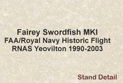 1/72 Fairey Swordfish FAA/RN Historic Flight. RNAS Yeovilton