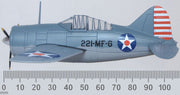 1/72 Brewster Buffalo VMF-221 US Marine Corps MCAS Ewa Hawaii