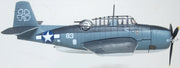 1/72 Grumman Avenger White 83 Blopsy Composite Sqn.76 USS Petrof Bay 1945