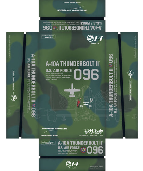 1/144 A-10A Thunderbolt II  353rd  TFS Panthers