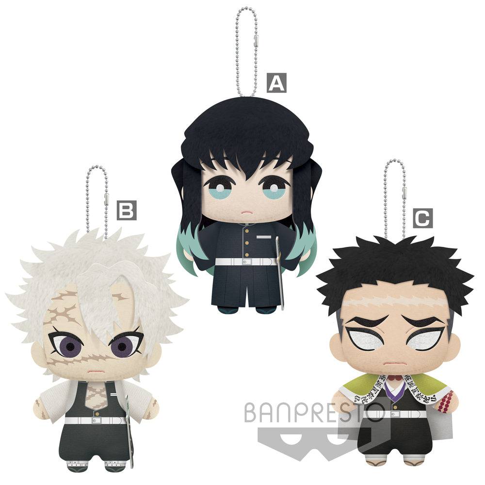 KIMETSU NO YAIBA MASCOT PLUSH THE PILLARS MIST PILLAR . WIND PILLAR . STONE PILLAR