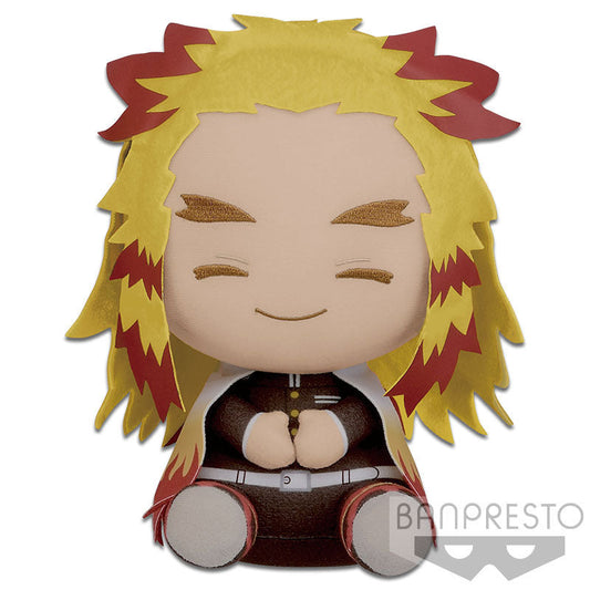 DEMON SLAYER- KIMETSU NO YAIBA BIG PLUSH KYOJURO RENGOKU . INOSUKE HASHIBIRAREAL FACE A-KYOJURO RENG