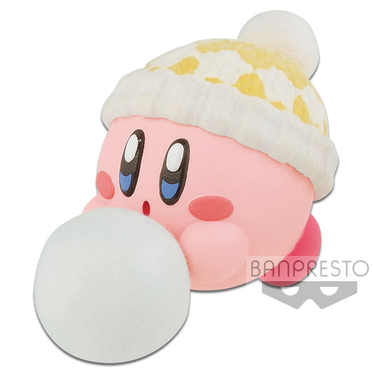 KIRBY FLUFFY PUFFY MINE PLAY IN THE SNOW A-KIRBY