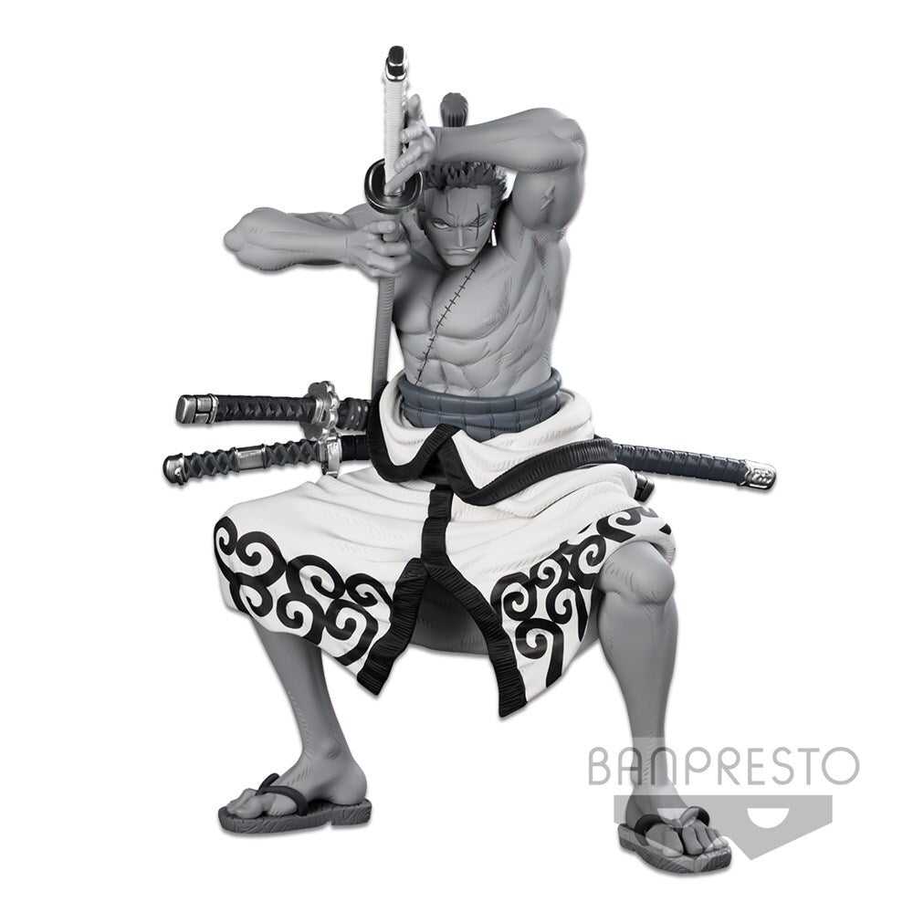 ONE PIECE BANPRESTO WORLD FIGURE COLOSSEUM 3 SUPER MASTER STARS PIECE THE RORONOA ZORO [THE  TONES]