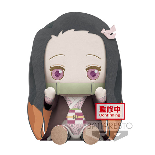 DEMON SLAYER- KIMETSU NO YAIBA BIG PLUSH NEZUKO KAMADO . INOSUKE HASHIBIRAREAL FACE A-NEZUKO KAMADO