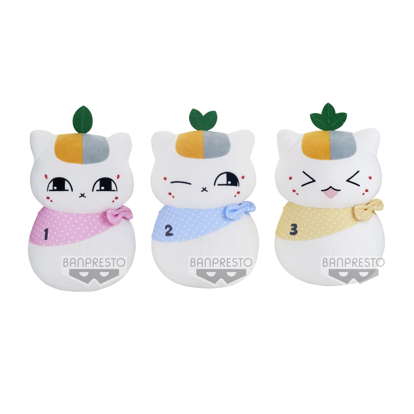 NATSUME YUJIN-CHO BIG PLUSH TRIPLE NYANKO-SENSEI