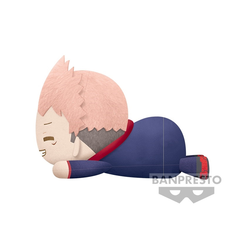 JUJUTSU KAISEN LYING DOWN BIG PLUSH YUJI ITADORI . MEGUMI FUSHIGURO (A:YUJI ITADORI)