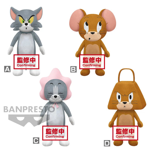 TOM AND JERRY PLUSH VARIOUS FACES