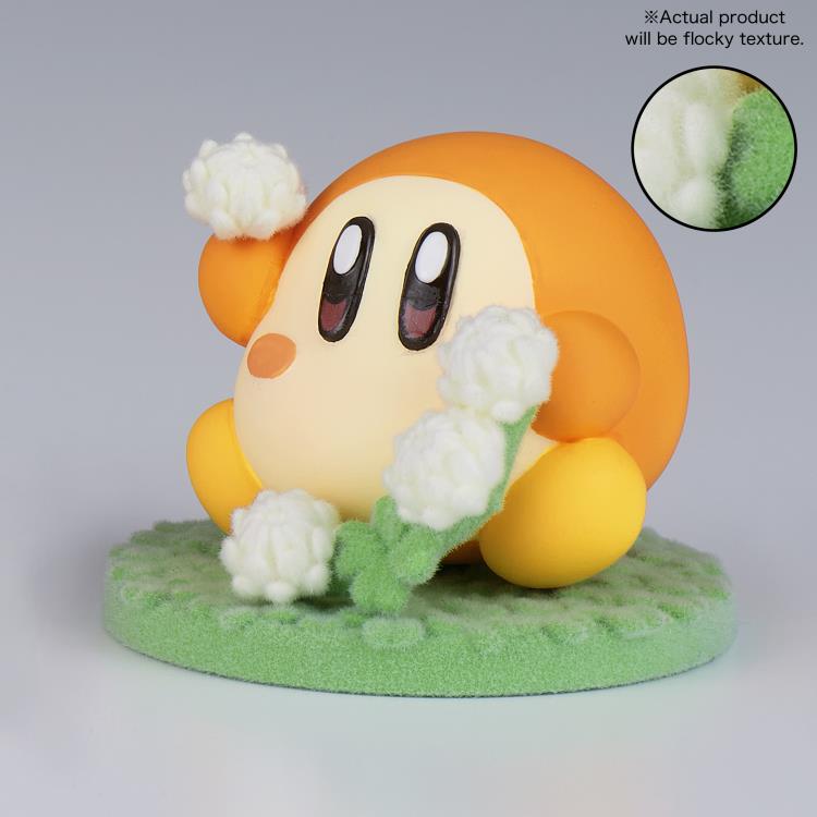 KIRBY FLUFFY PUFFY MINE PLAY IN THE FLOWER (C:WADDLE DEE)