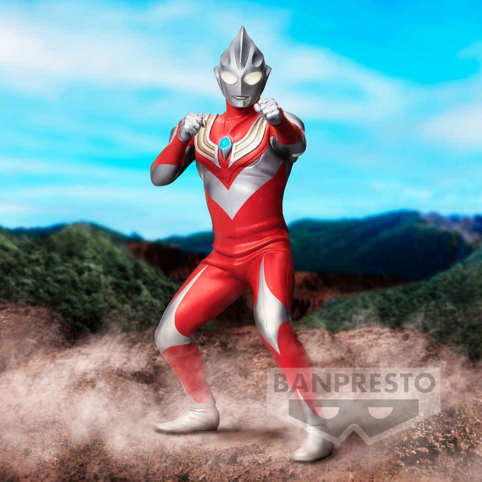 ULTRAMAN TIGA HERO'S BRAVE STATUE FIGURE ULTRAMAN TIGA(POWER TYPE&TIGA TORNADO)(A:ULTRAMAN TIGA POWE