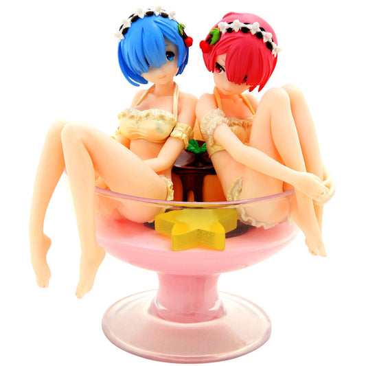 RE-ZERO REM and RAM FIGURE-PUDDING  LA MODE-