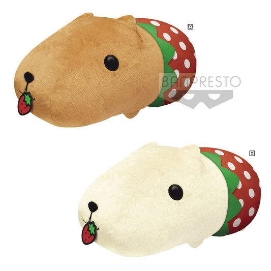 KAPIBARA-SAN BIG PLUSH STRAWBERRY