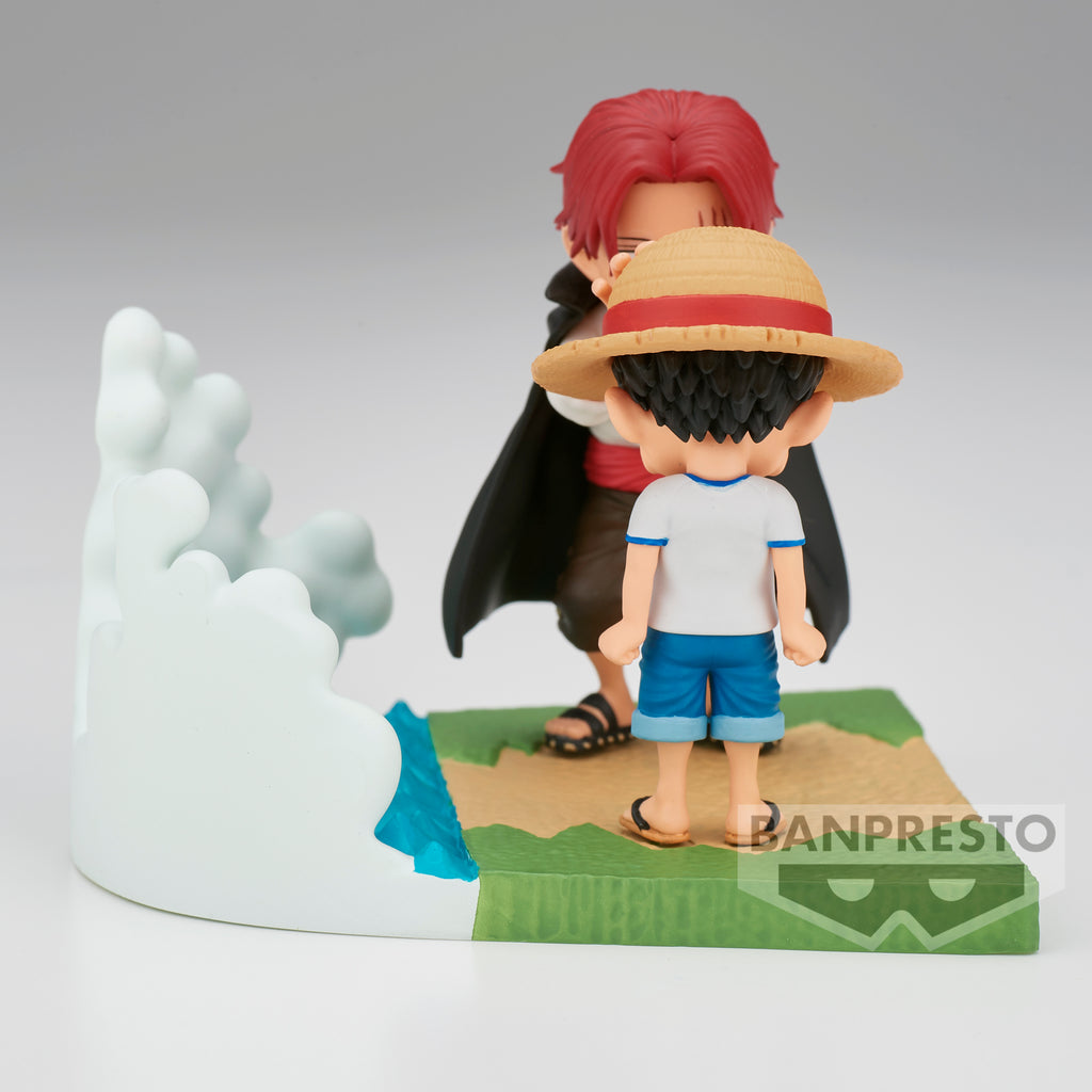 One Piece World Collectable Figure Log Stories Monkey.D.Luffy & Shanks