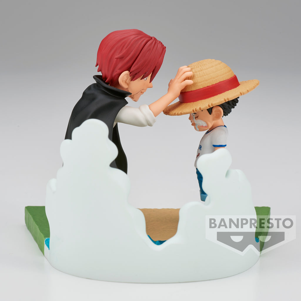 One Piece World Collectable Figure Log Stories Monkey.D.Luffy & Shanks