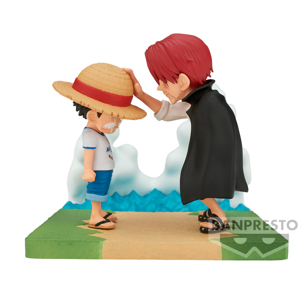 One Piece World Collectable Figure Log Stories Monkey.D.Luffy & Shanks