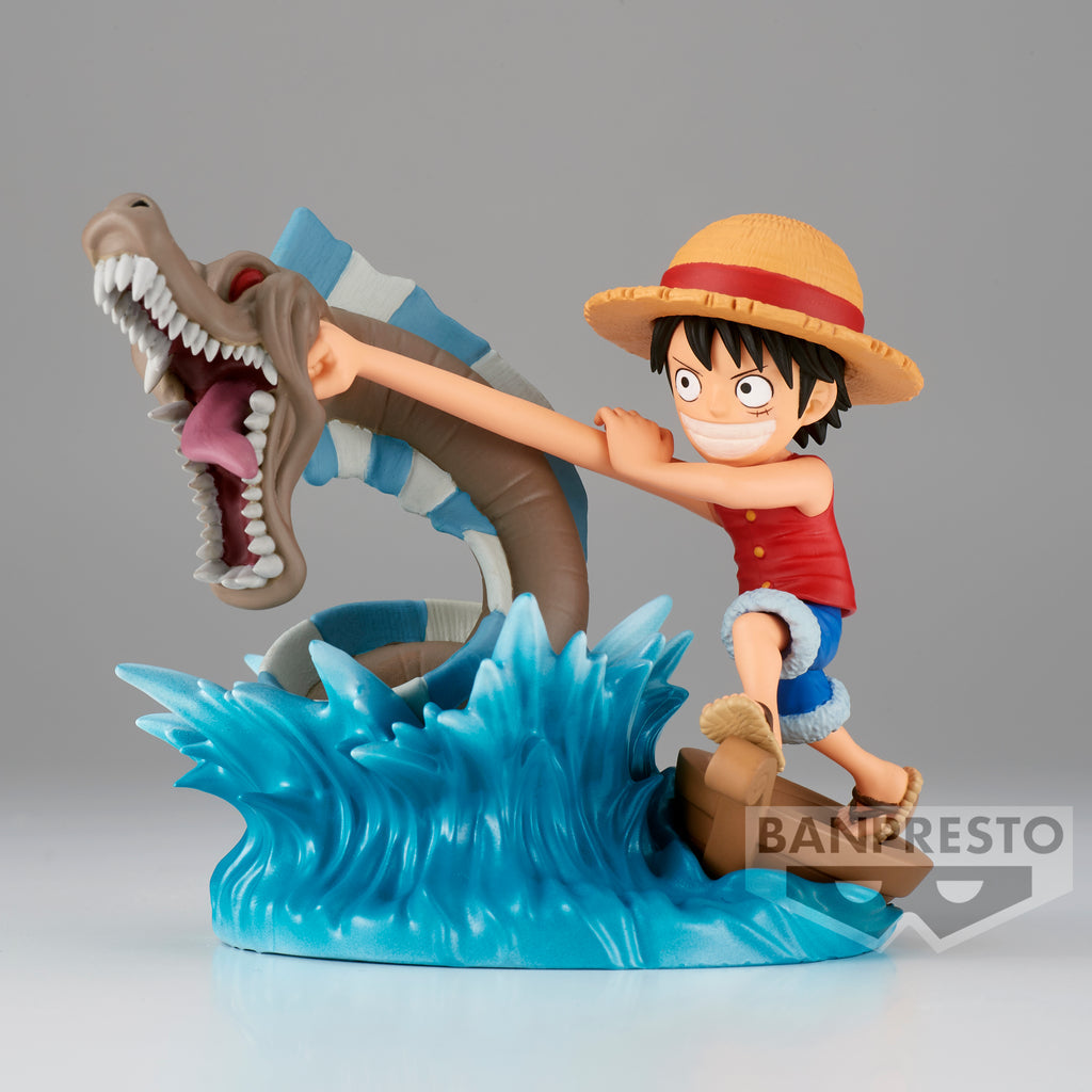 One Piece World Collectable Figure Log Stories Monkey.D.Luffy vs Local Sea Monster