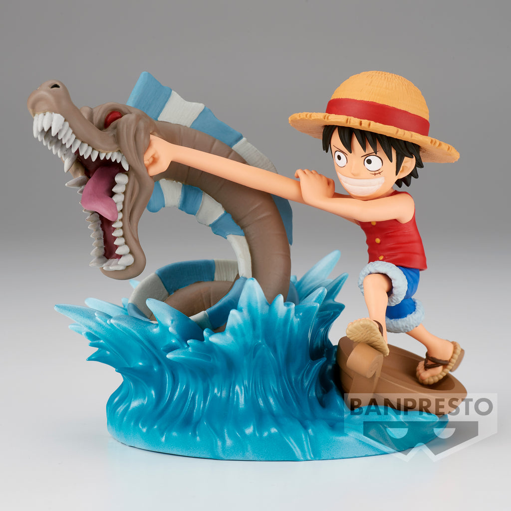 One Piece World Collectable Figure Log Stories Monkey.D.Luffy vs Local Sea Monster