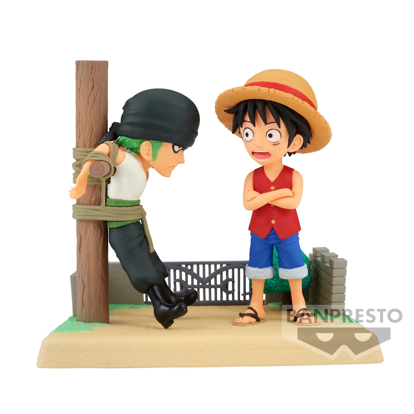 One Piece World Collectable Figure Log Stories Monkey.D.Luffy & Roronoa Zoro