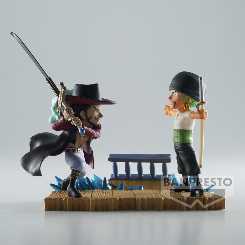 One Piece World Collectable Figure Log Stories-Roronoa Zoro vs Dracule.Mihawk