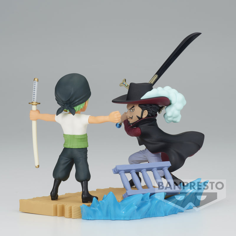 One Piece World Collectable Figure Log Stories-Roronoa Zoro vs Dracule.Mihawk