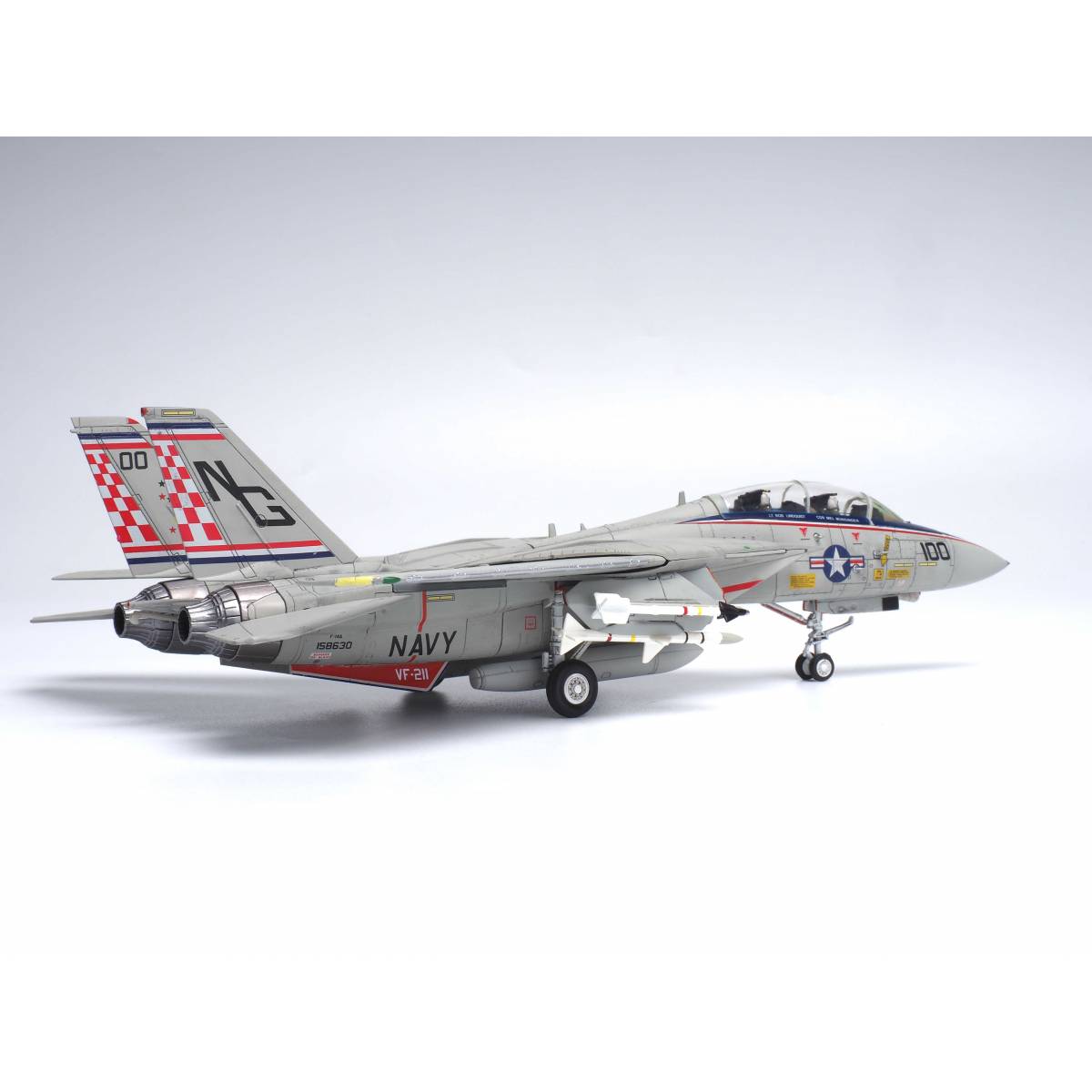 1/72 F-14A Tomcat Die Cast VF-211 Fighting Checkmates