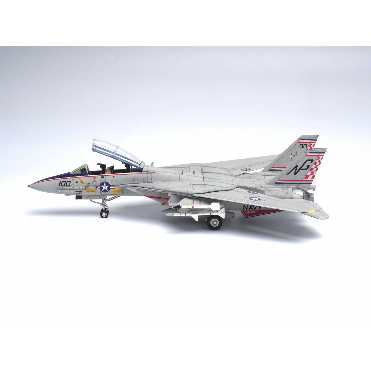 1/72 F-14A Tomcat Die Cast VF-211 Fighting Checkmates