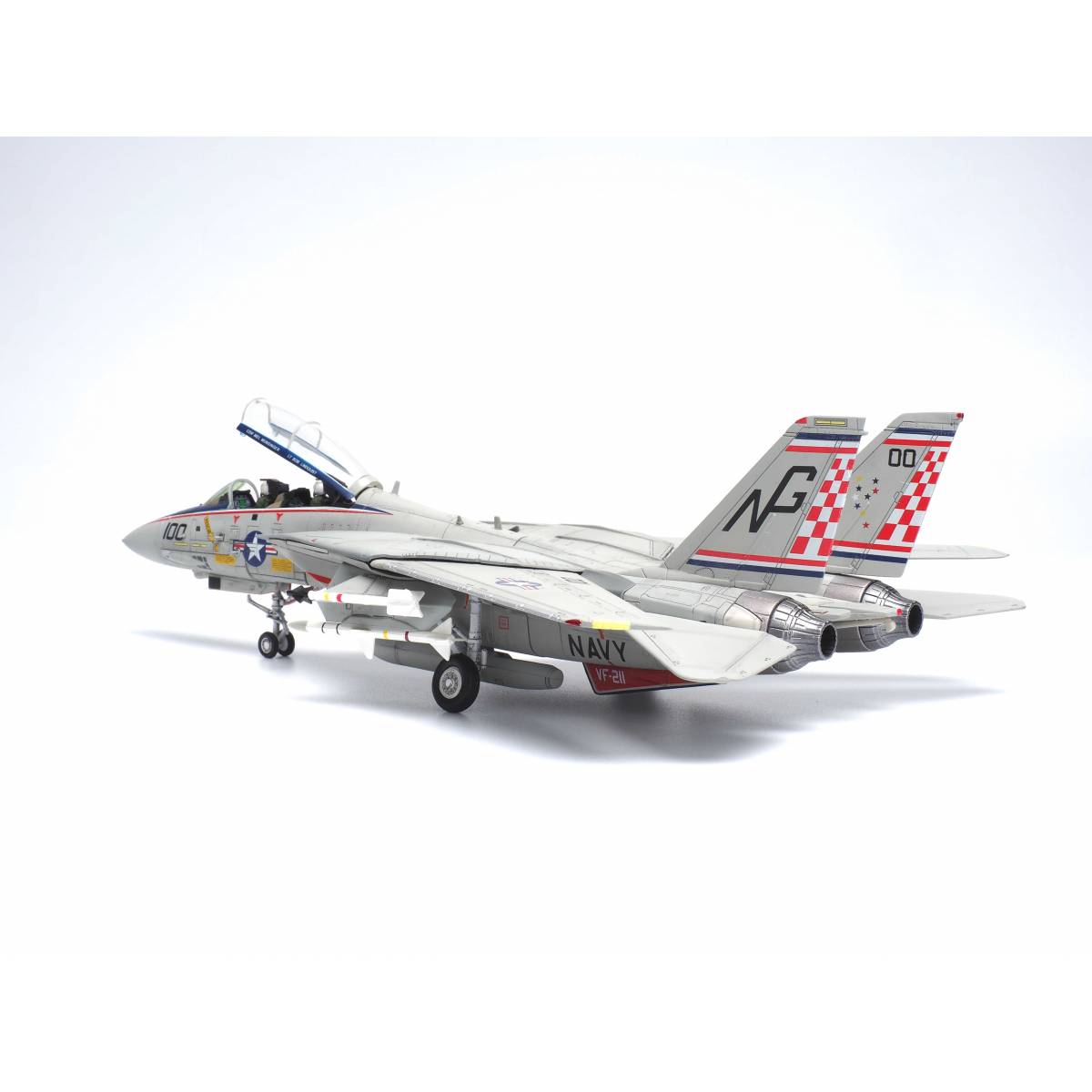 1/72 F-14A Tomcat Die Cast VF-211 Fighting Checkmates