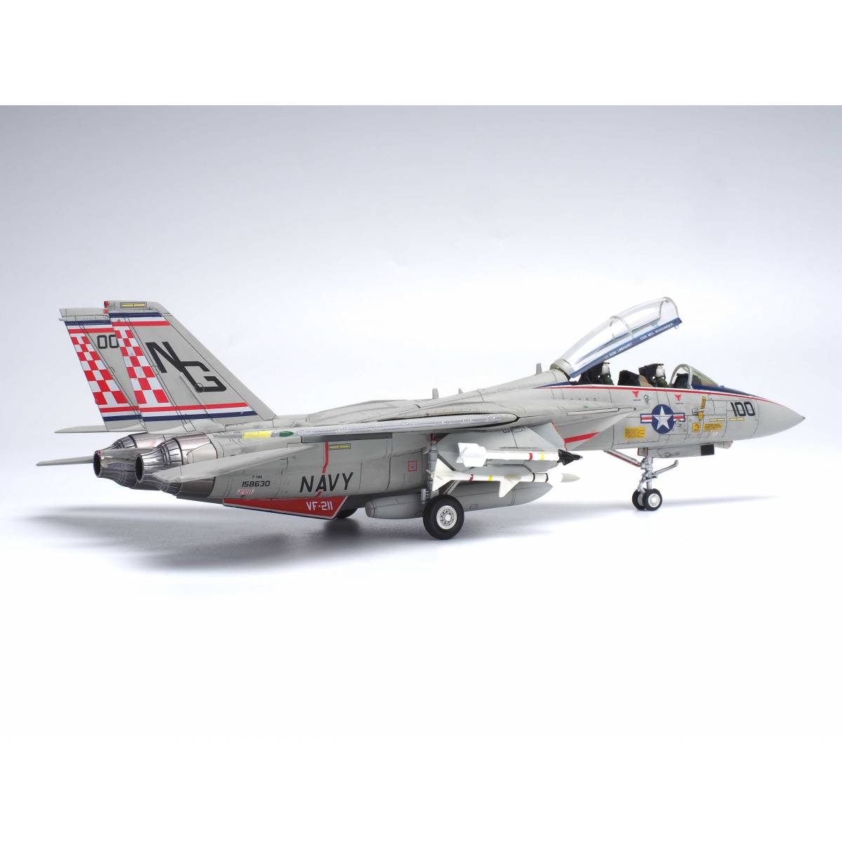 1/72 F-14A Tomcat Die Cast VF-211 Fighting Checkmates