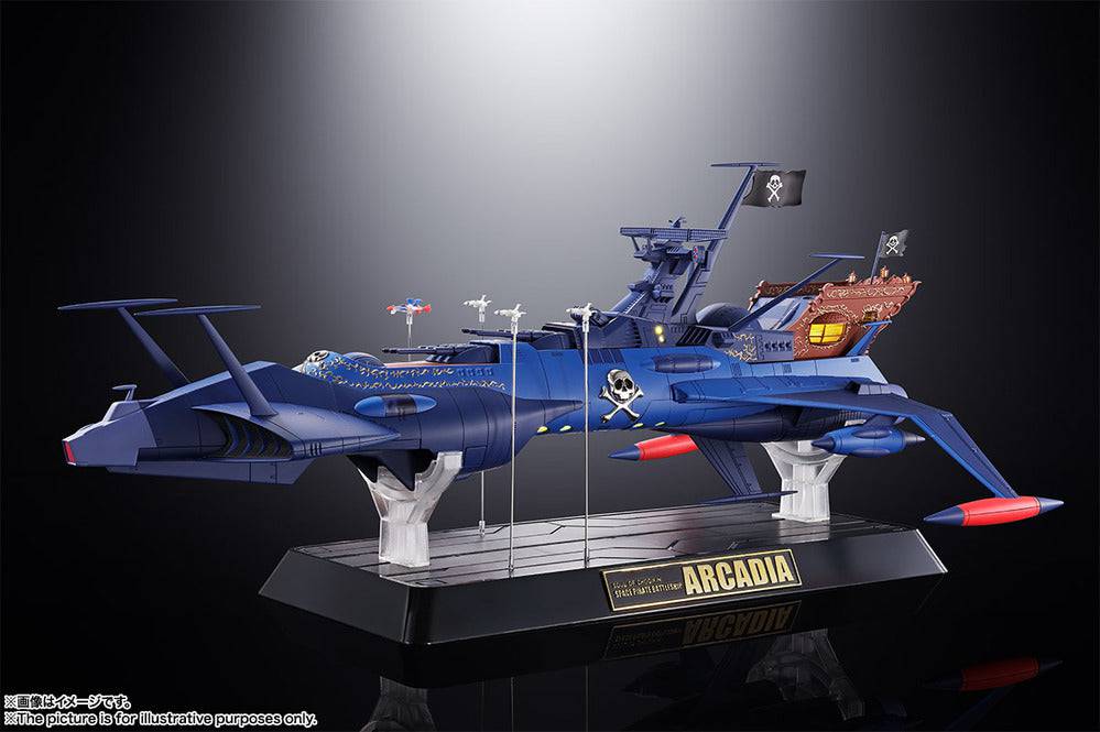 SOUL OF CHOGOKIN GX-93 SPACE PIRATE BATTLE SHIP ARCADIA