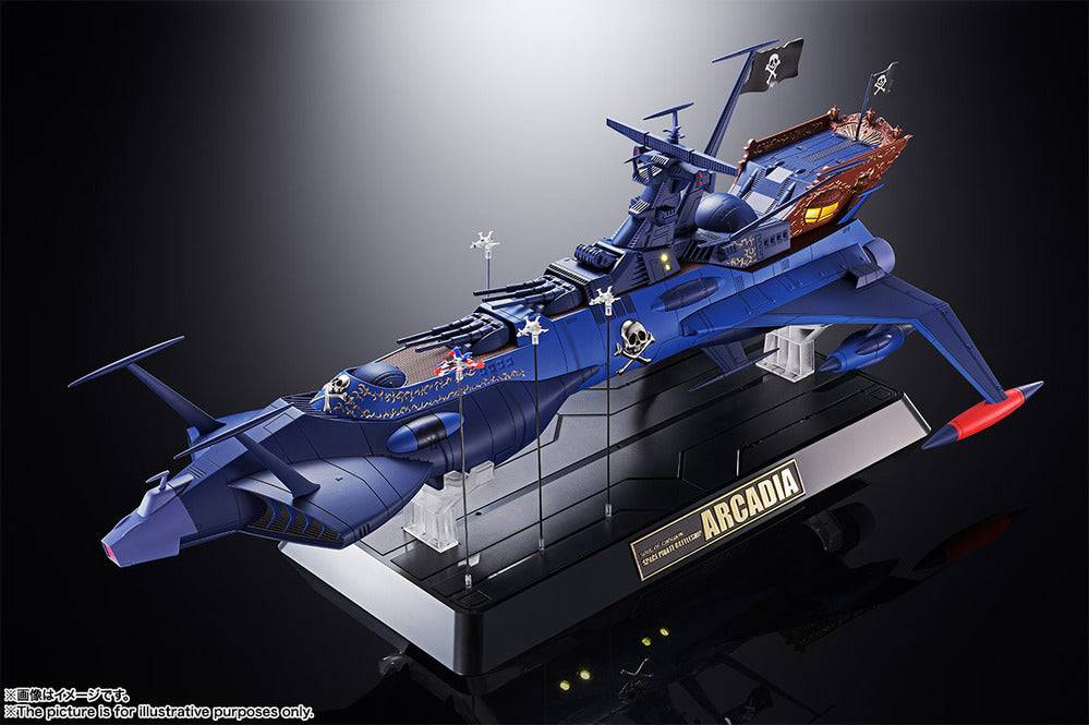 SOUL OF CHOGOKIN GX93 SPACE PIRATE BATTLE SHIP ARCADIA
