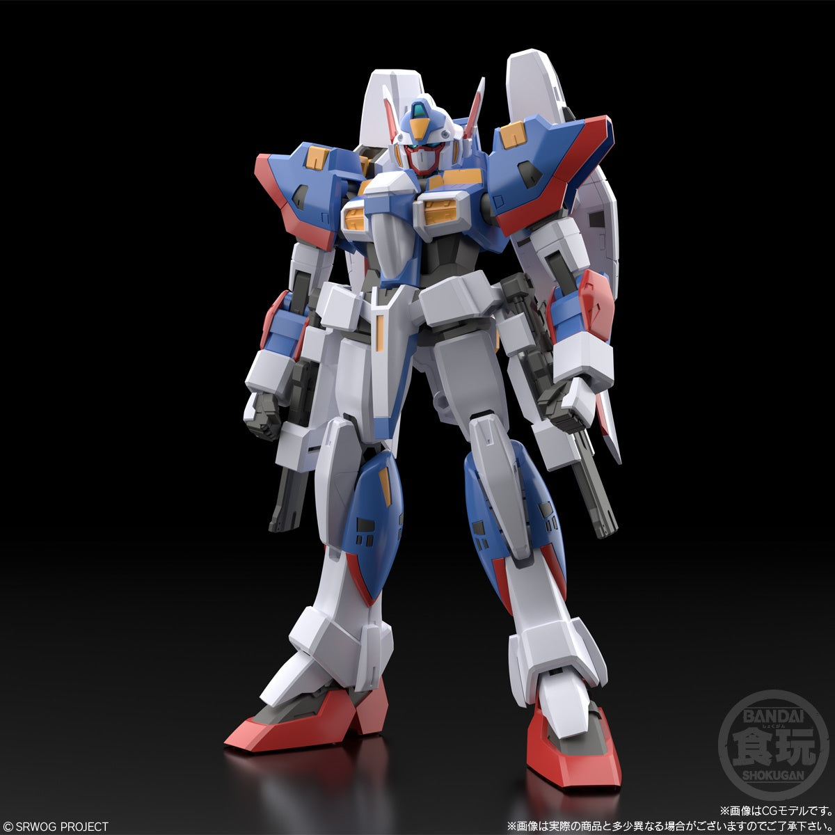 SMP [SHOKUGAN MODELING PROJECT] SUPER ROBOT WARS OG R-1 & R-GUN W/O GUM