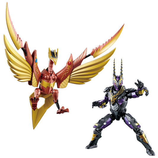 SO-DO CHRONICLE KAMEN RIDER RYUKI GOLD PHOENIX & GIGAZELLE SET W/O GUM