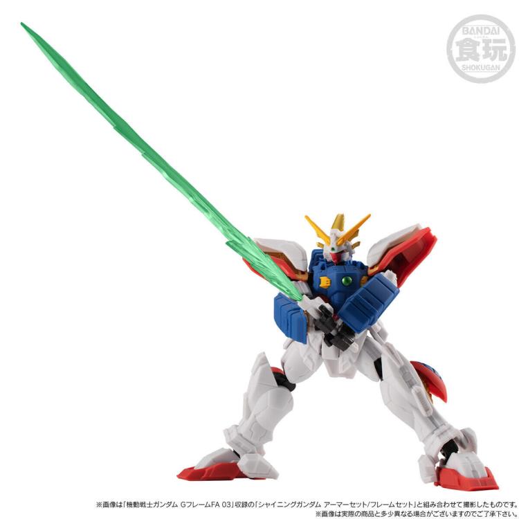 G Frame FA Shining Gundam (Super Mode) & Option Part Set W/O Gum