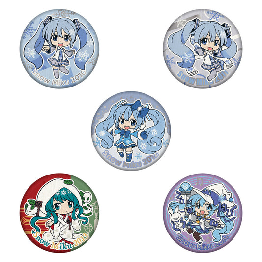 Can Badge Collection Snow Miku without Gum