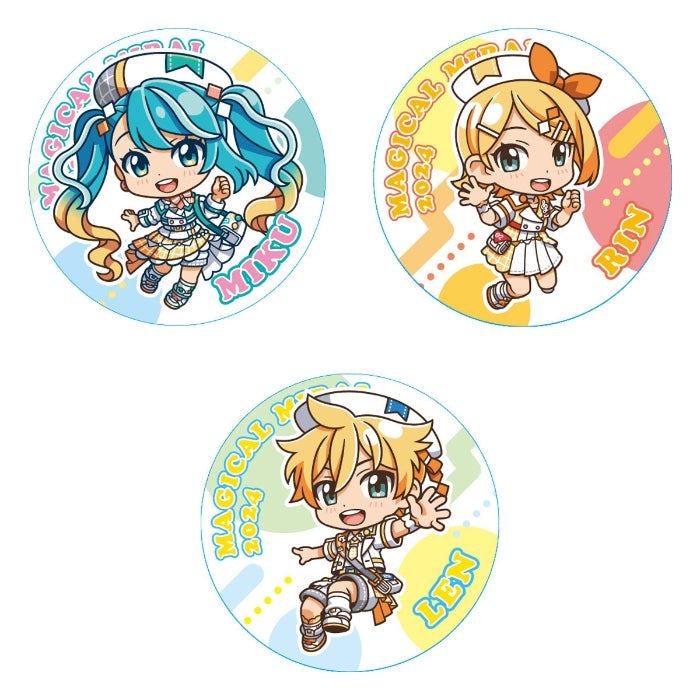 Can Badge Collection Hatsune Miku Magical Mirai 2024 without Gum