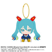 Chibi Siting Plush Mascot Hatsune Miku × Mobile Suit Gundam