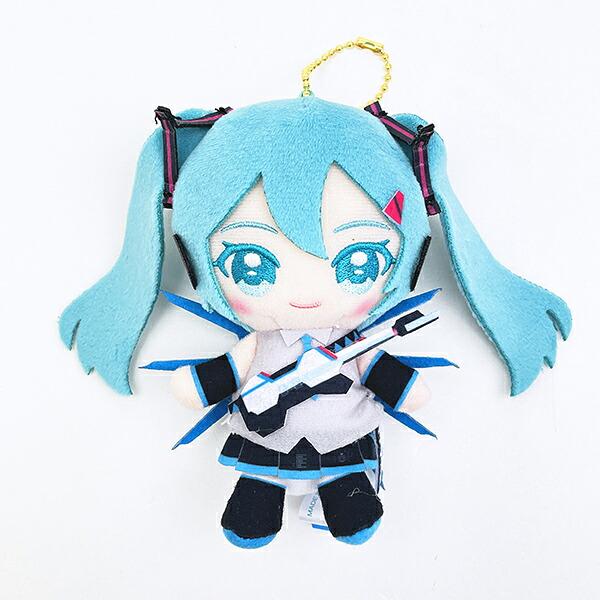 Chibi Siting Plush Mascot Hatsune Miku × Strike Freedom Gundam Type II